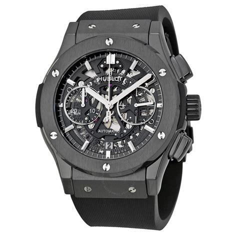 hublot skeleton aerofusion black|Classic Fusion Aerofusion Black Magic 45 mm .